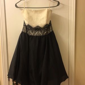 Black And White formal Dress